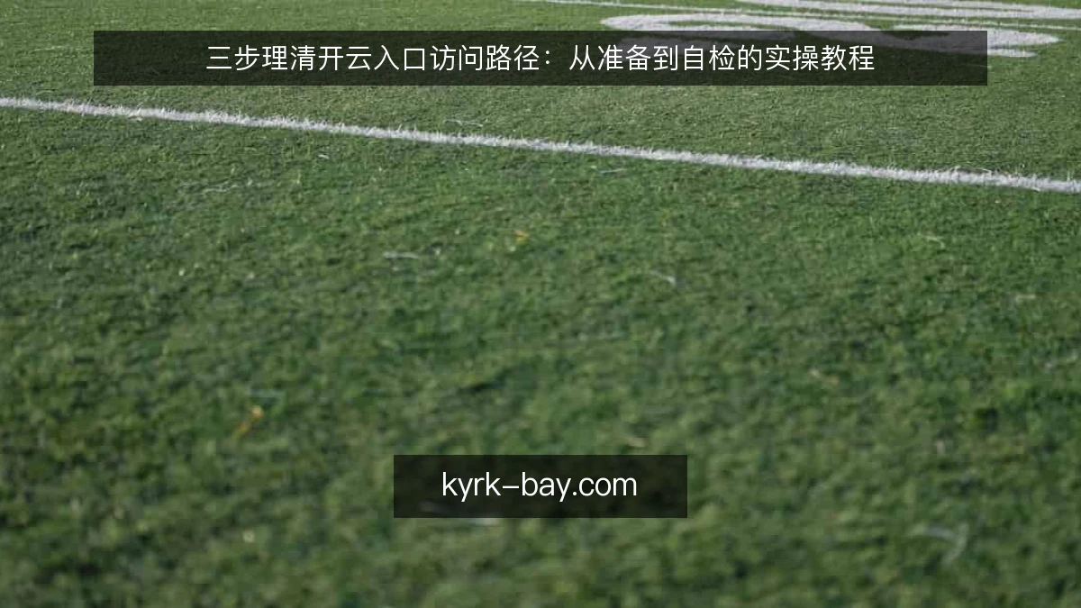 三步理清开云入口访问路径：从准备到自检的实操教程