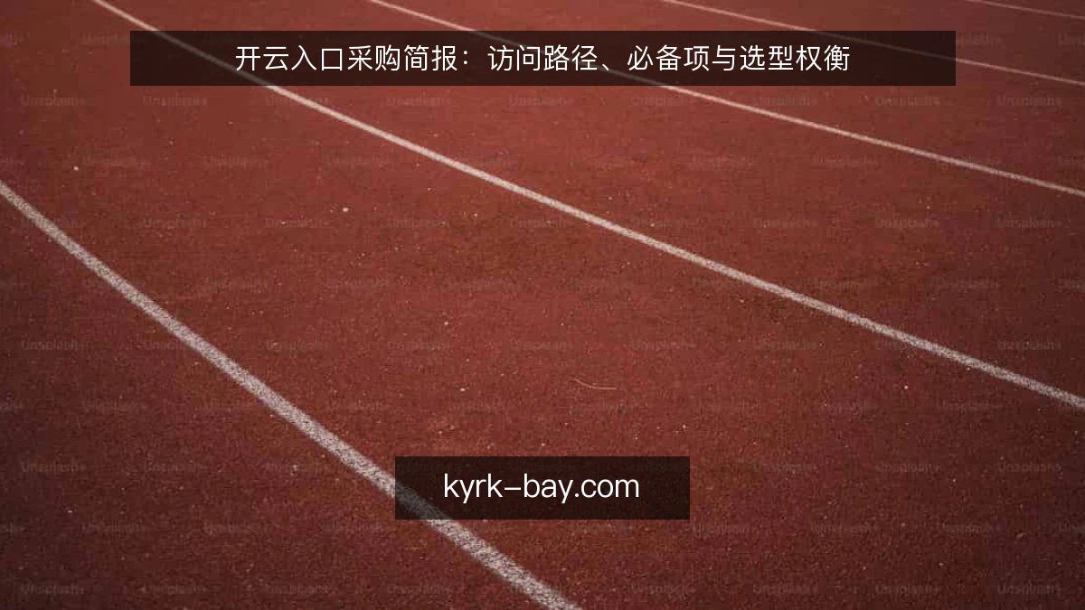 开云入口采购简报：访问路径、必备项与选型权衡