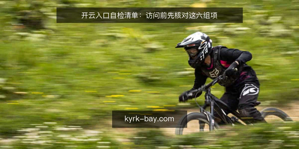 开云入口自检清单：访问前先核对这六组项 — 为什么现在要做一次入口自检 配图